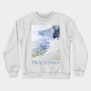 Niagara in Winter by John Henry Twachtman Crewneck Sweatshirt